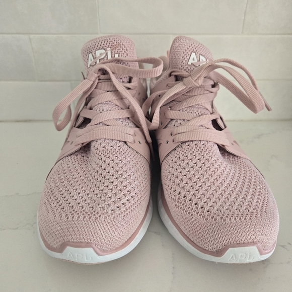 APL Lululemon TechLoom Propelium Ascend Athletic Shoe Dusty Rose White Size 7 - Picture 4 of 10